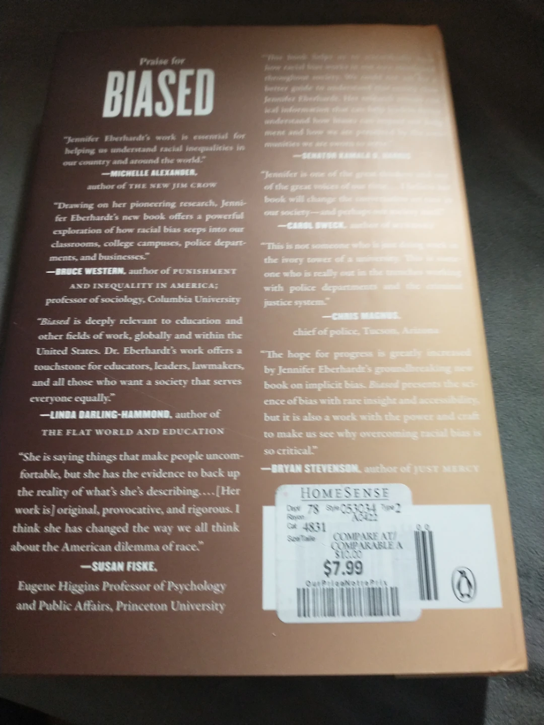 Jennifer L. Eberhard hardcover Biased - photo 3