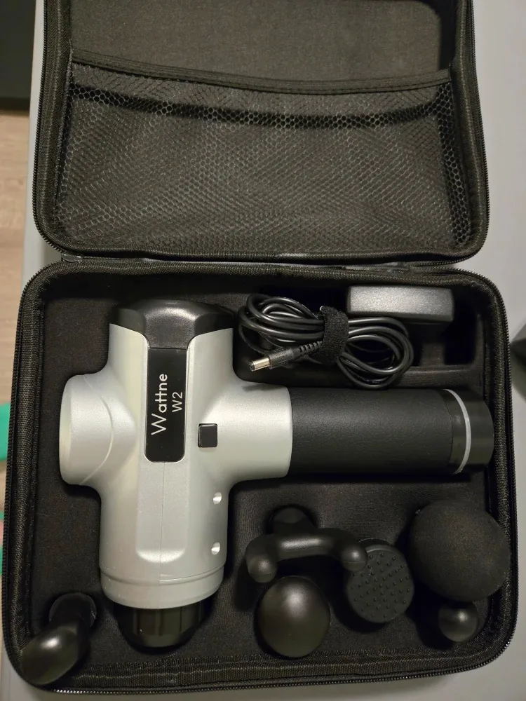 Wattne W2 Massage Gun w/ Case & Attachments
