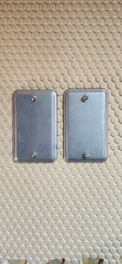 2 Iberville BG-14-CA Electrical Box Covers - New