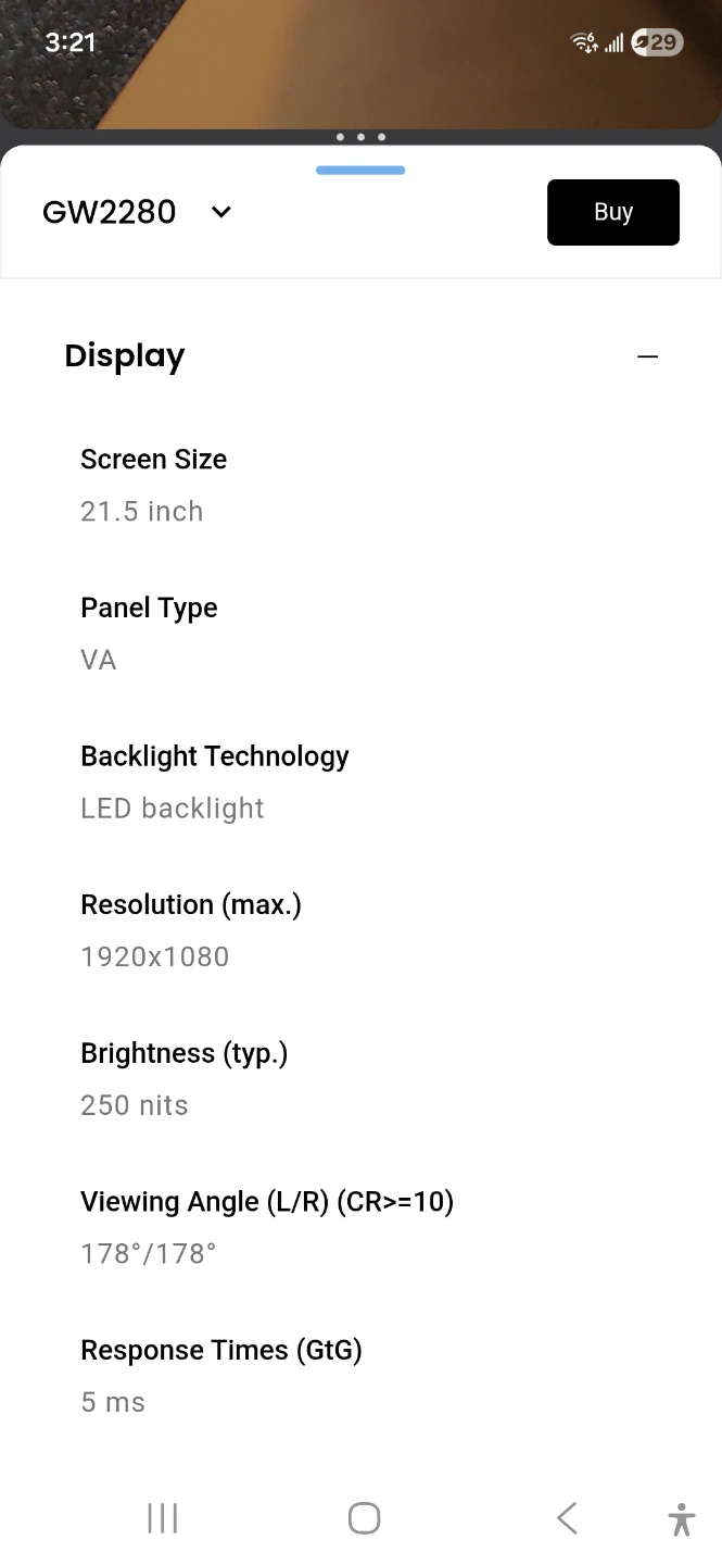 BenQ Monitor - photo 2