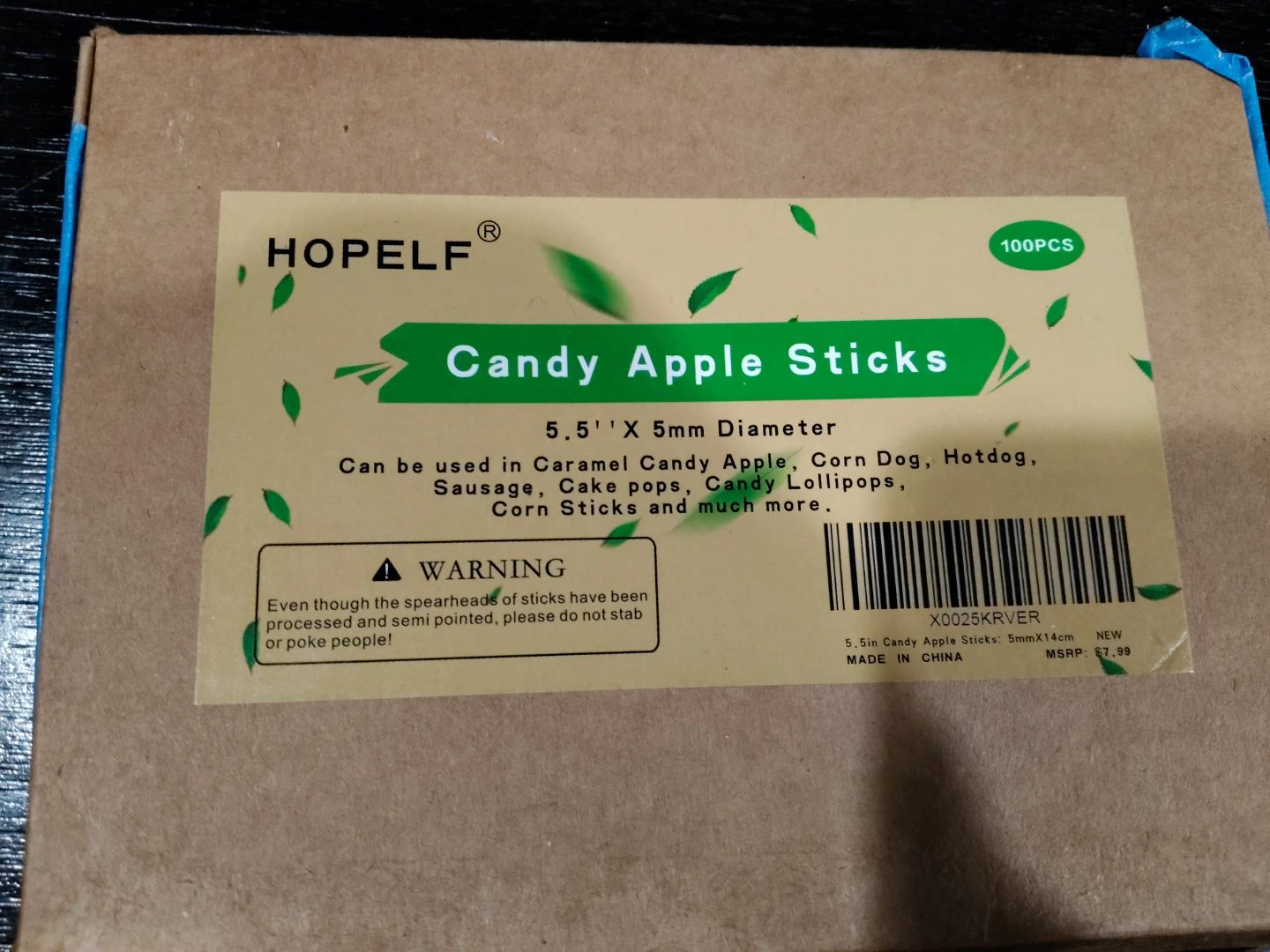 HOPELF Candy Apple Sticks - 100pcs - photo 2