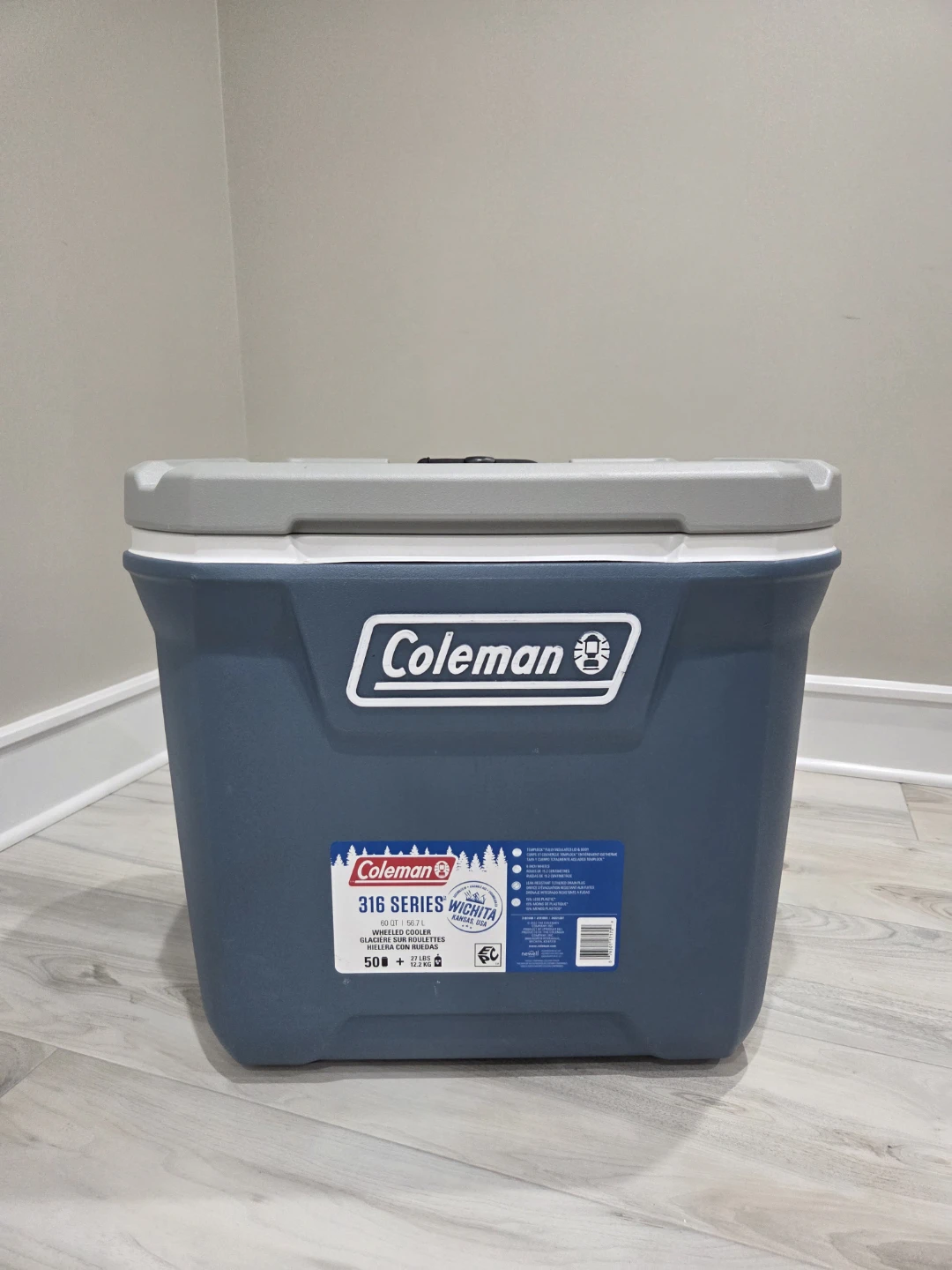 Coleman 316 Series 60-Quart Wheeled Cooler