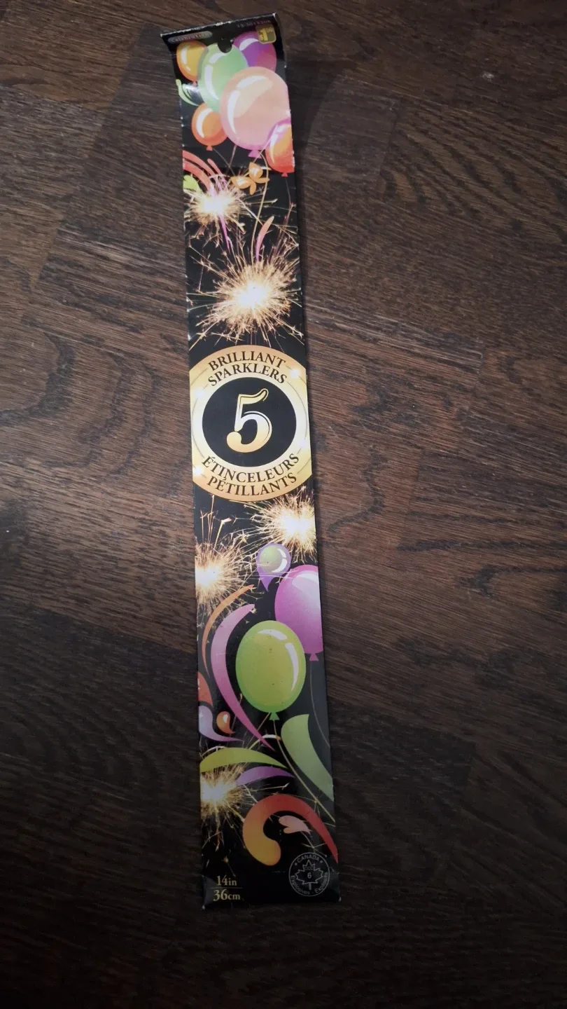 Brilliant Sparklers - 5 Etincelleurs #cleanout