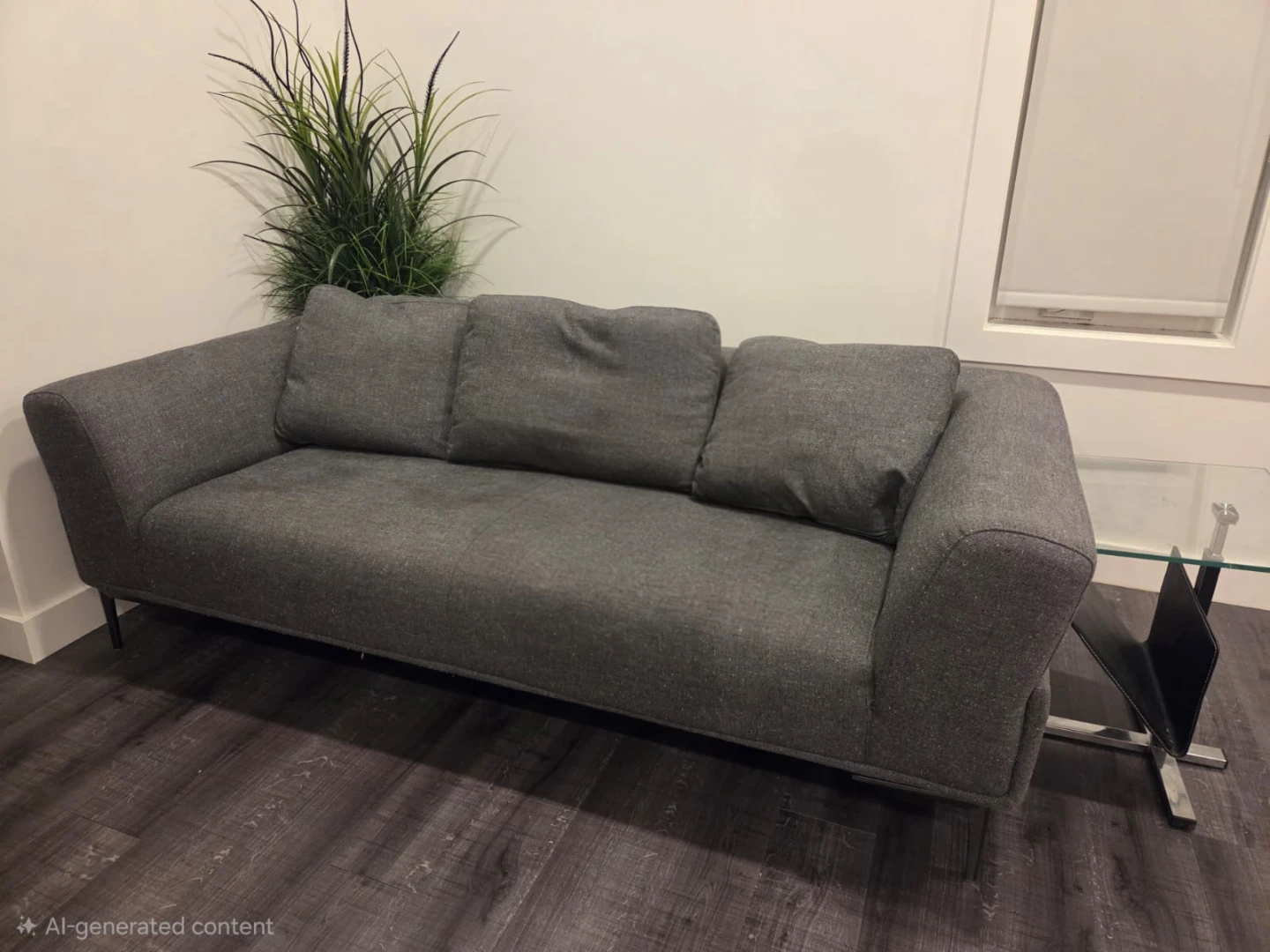 (F2 Furnishing) Grey Sofa - Good Condition - photo 4