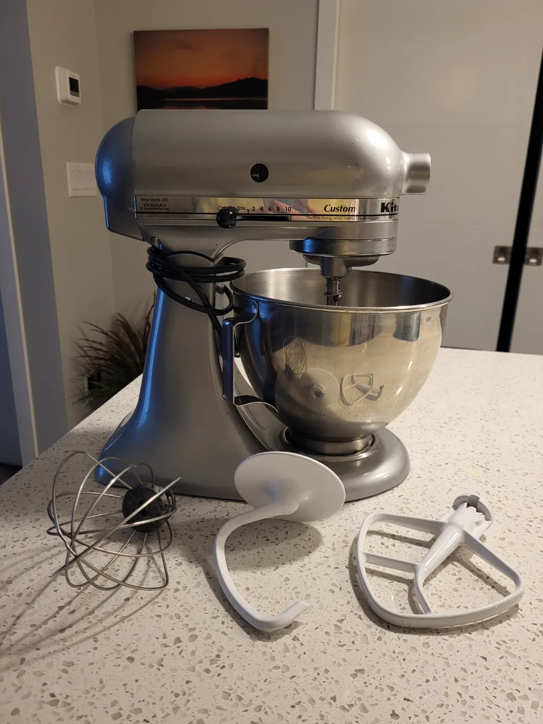 KitchenAid Custom Metallic Stand Mixer + Attachments