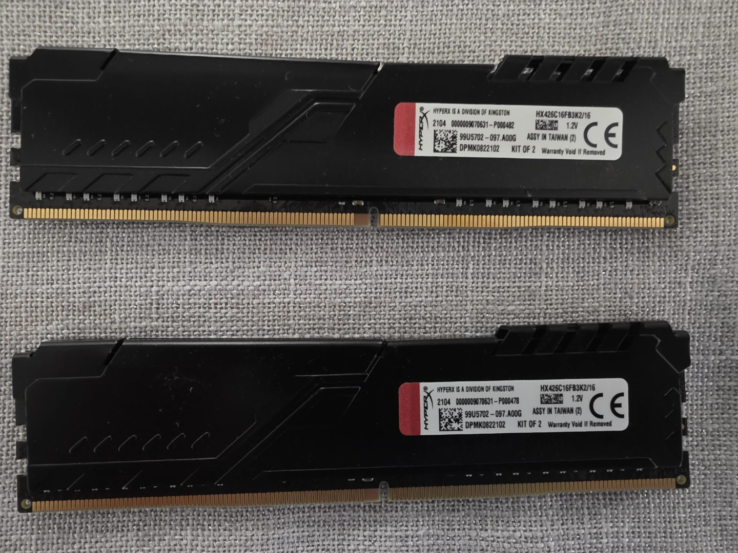 HyperX Fury 16GB DDR4 2666MHz RAM (Kit of 2)