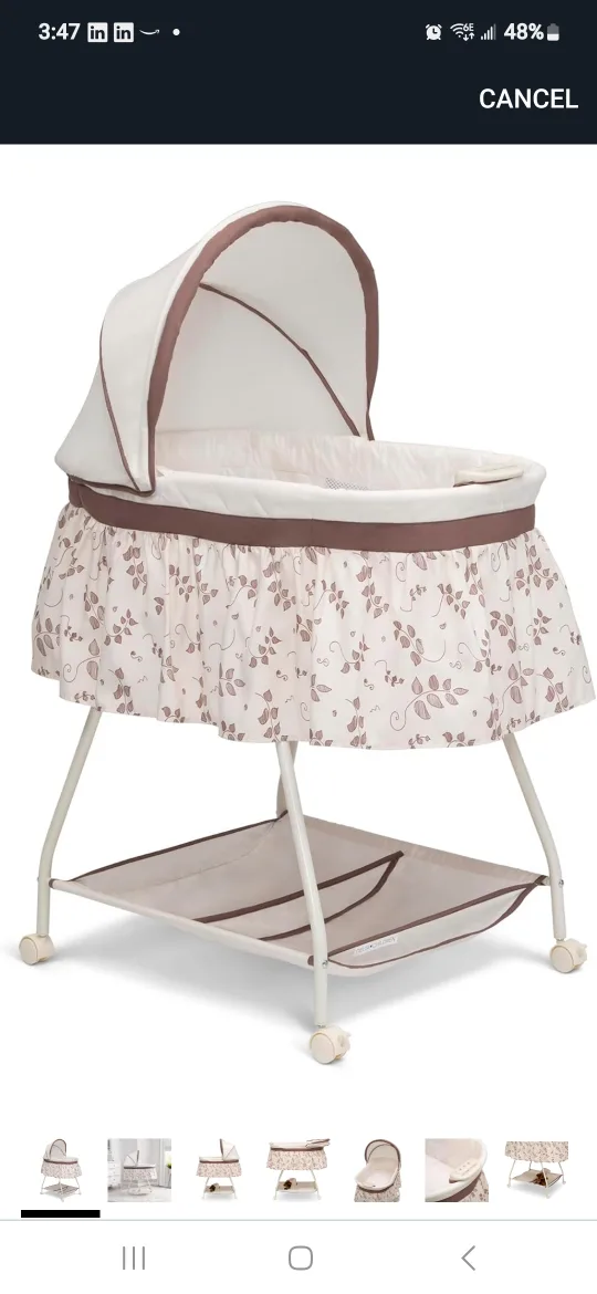 Delta Children Sweet Beginnings Bassinet