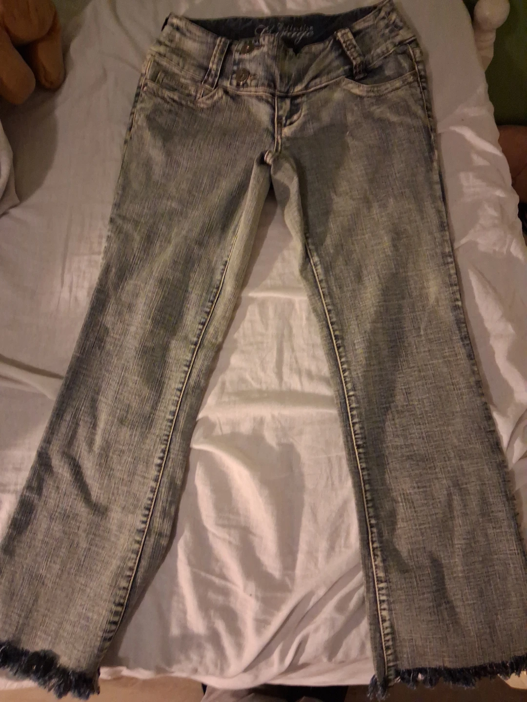 Vintage Garage Flared Jeans