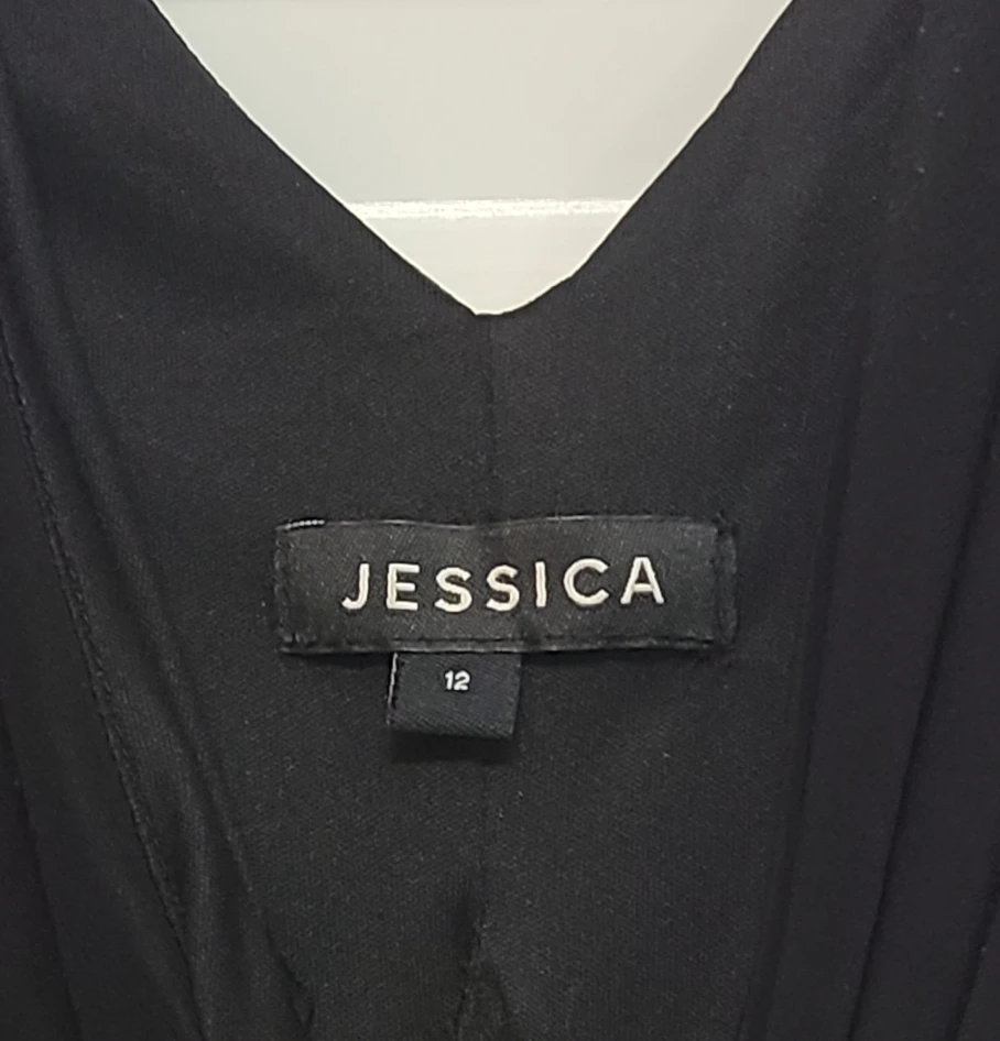Jessica Black Sequin Dress - Sz. 12 - photo 4