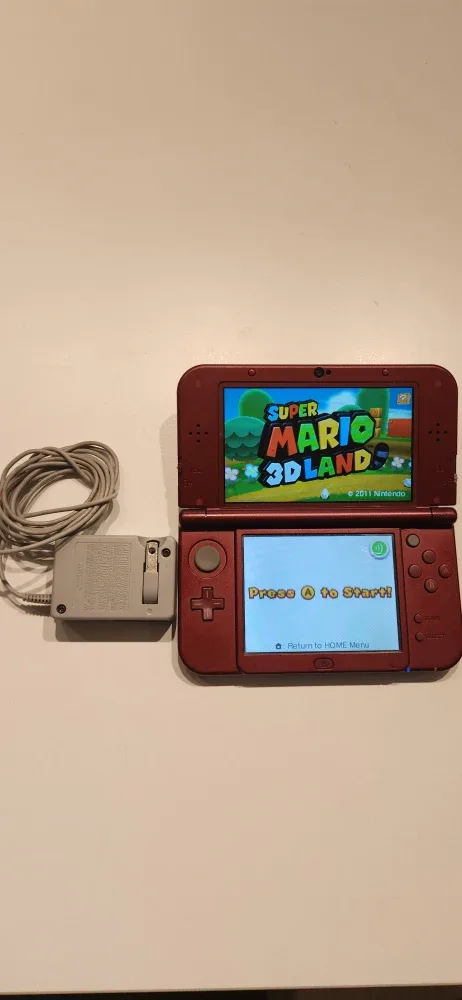 New Nintendo 3DS XL console and game