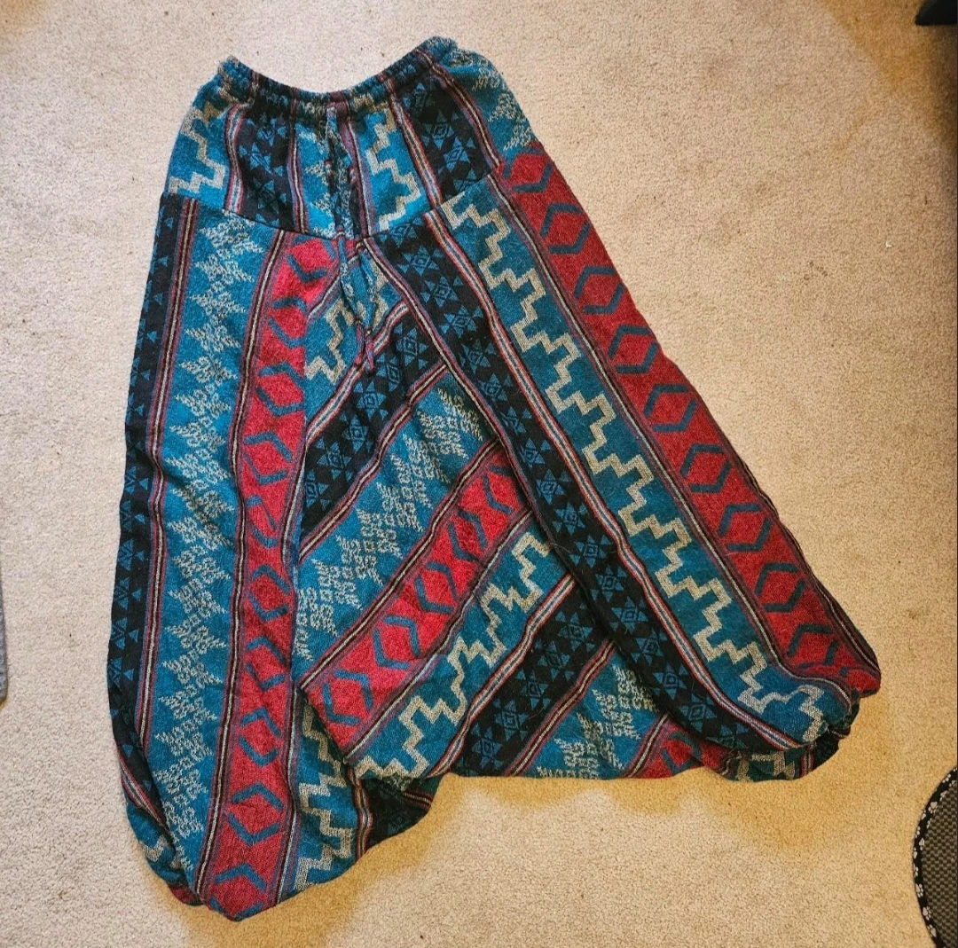 Acrylic drop crotch pants #Cleanout