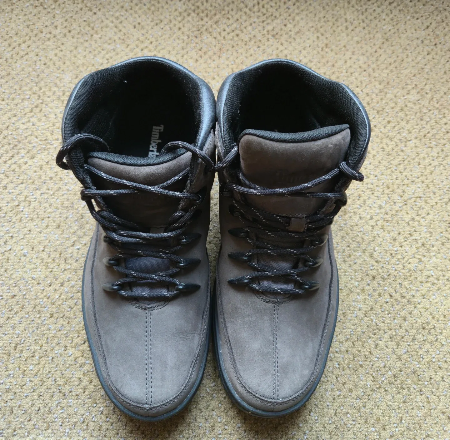 Timberland Euro Boots - Grey, Size 9.5