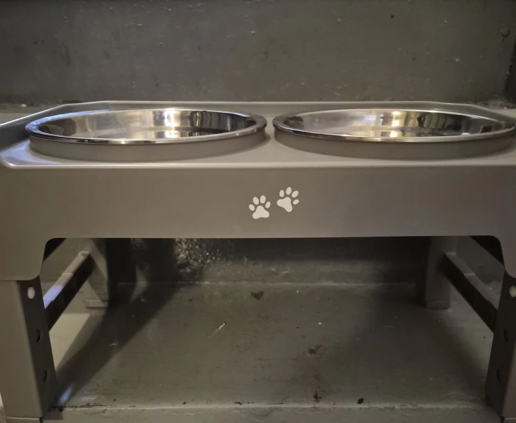 Adjustable Height Double Dog Bowl Stand🚀🥕 - photo 2