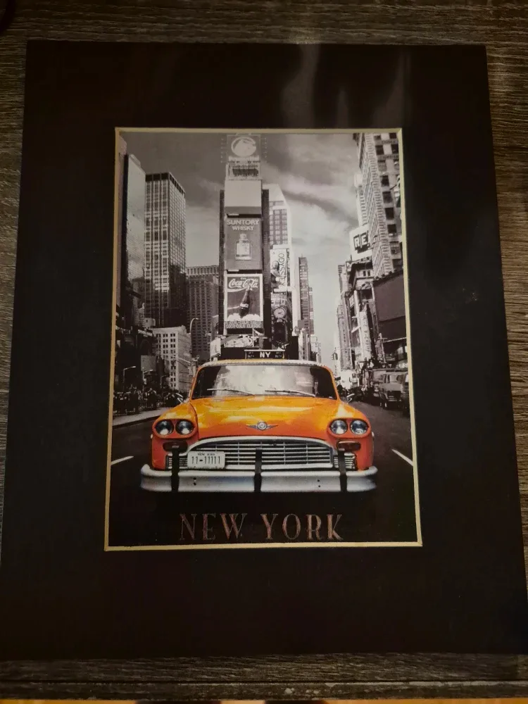New York City framed art print (8x10)