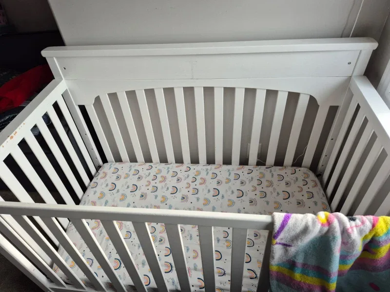 White Baby Crib