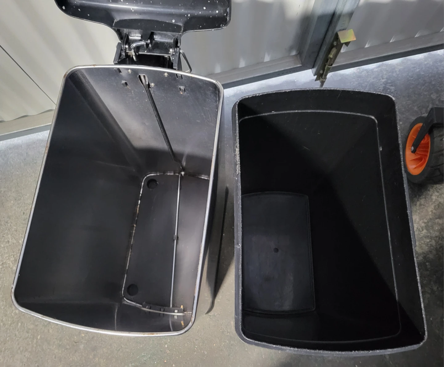 Silver Step-On Trash Can - photo 5