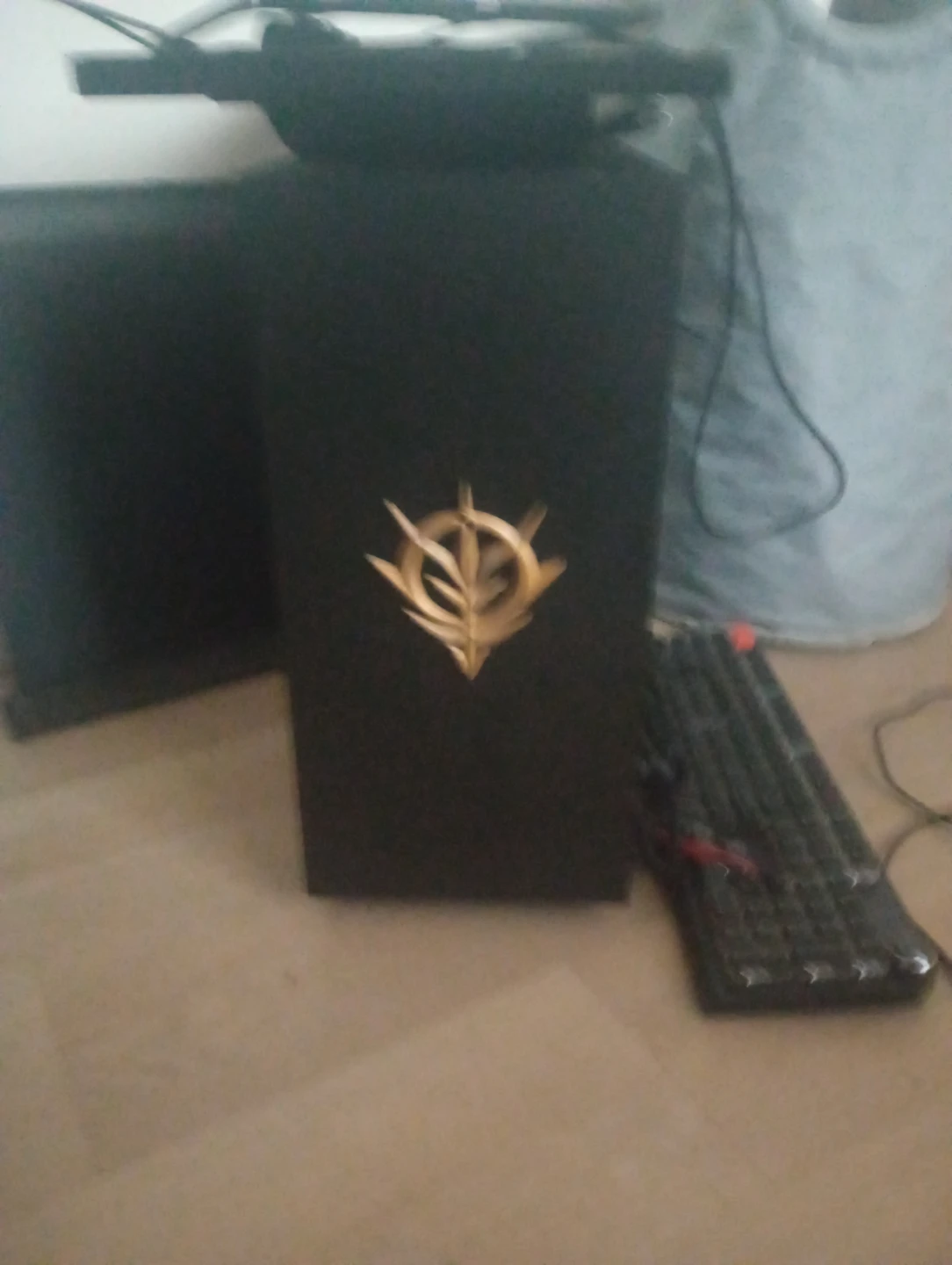 Custom PC Case - Black with Gold Emblem - photo 2