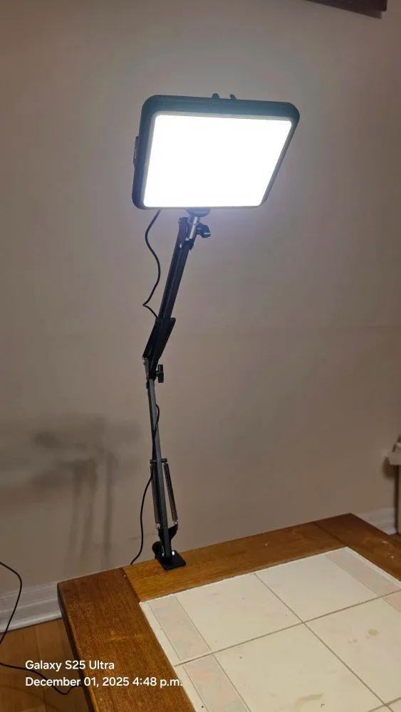 LED Desk Lamp with Adjustable Arm