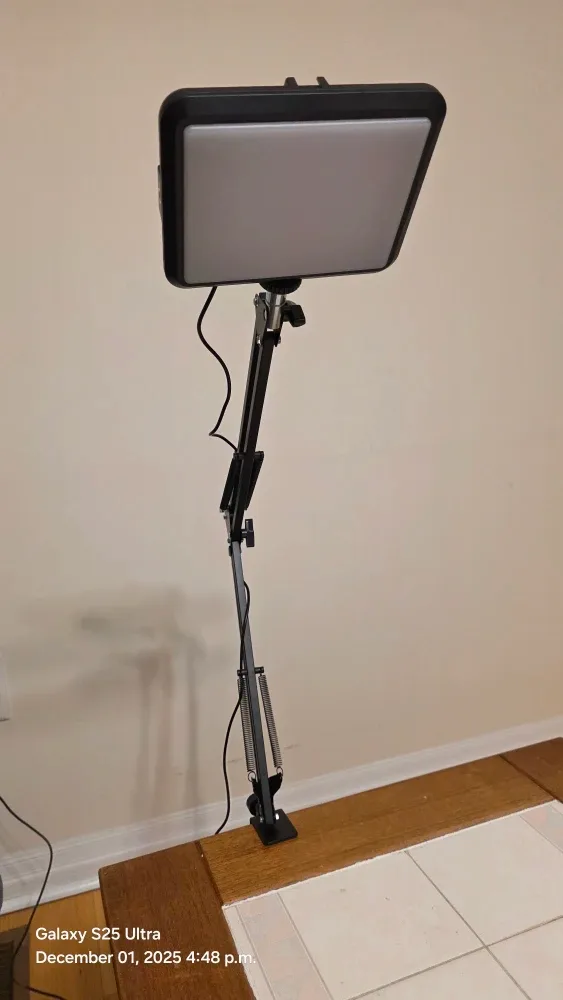 LED Desk Lamp with Adjustable Arm image indicator(2)