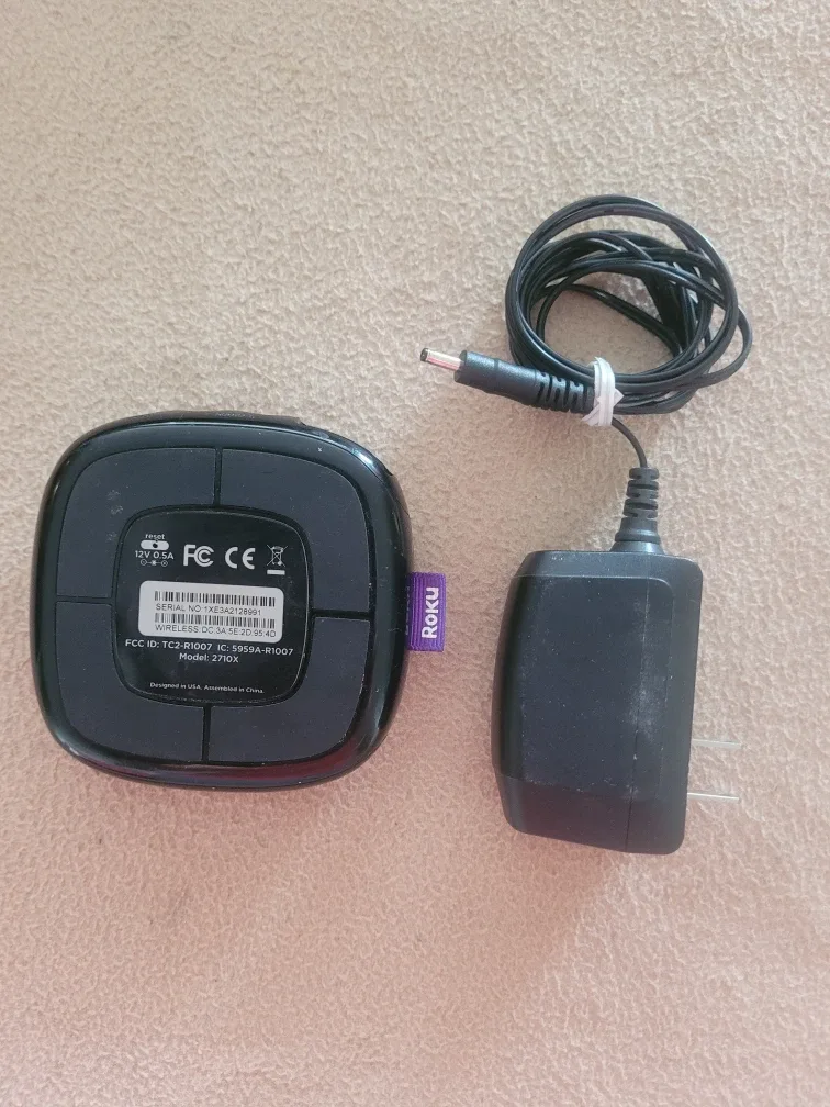 Roku 2710X Streaming Player with Adapter #clearout image indicator(2)