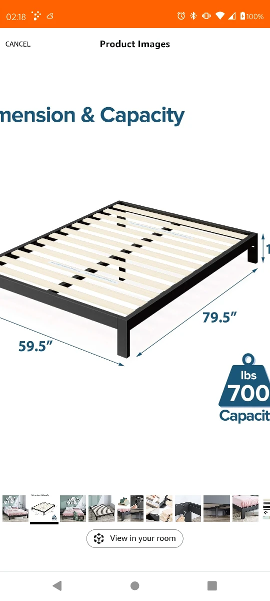 Brand new Queen bed frame - photo 2