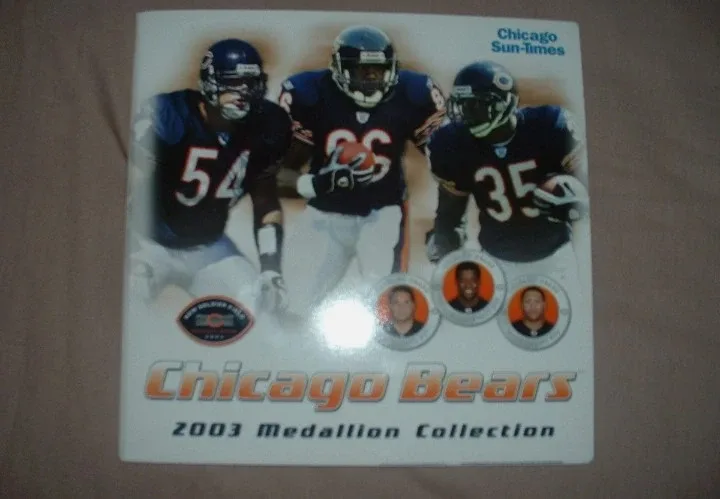Chicago Bears 2003 Medallion Collection 25 Piece Set