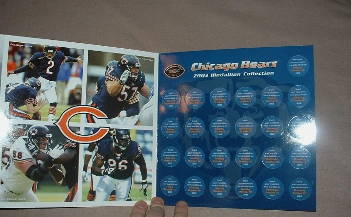 Chicago Bears 2003 Medallion Collection 25 Piece Set - photo 3