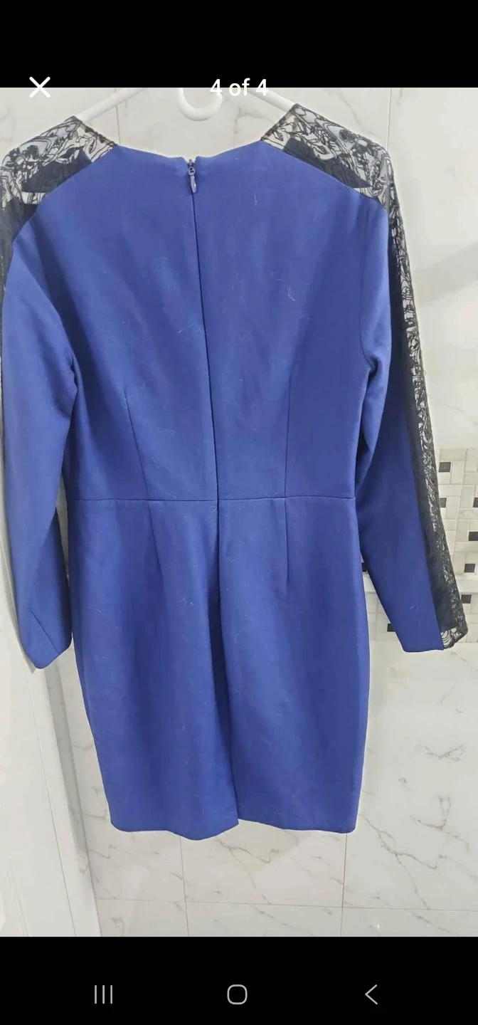 BCBGMAXAZRIA Blue Dress - Size 10 - photo 3
