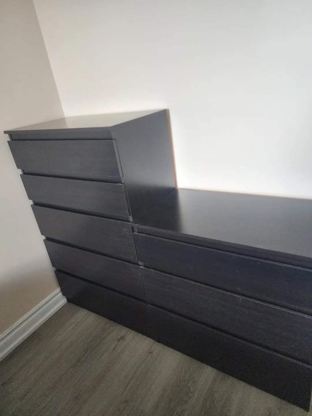 IKEA Malm 3&4&5-Drawer Dresser - Dark Brown