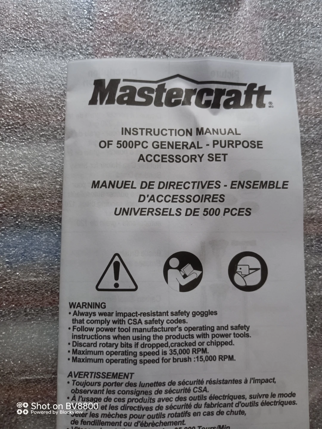Mastercraft 500PC General Purpose Accessory Set - photo 2