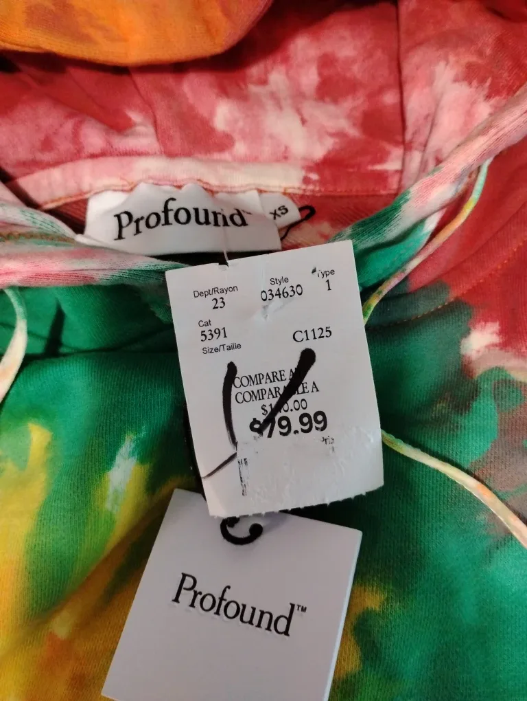 Profound Tie Dye Hoodie - XS image indicator(3)