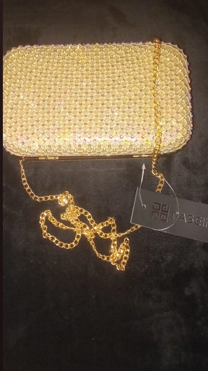 Gold Clutch Bag