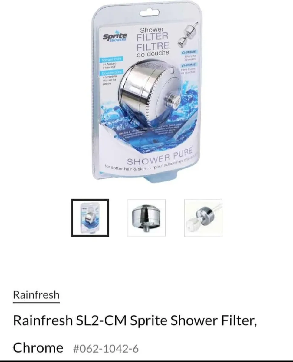 Sprite Rainfresh SL2-CM Shower Filter, Chrome