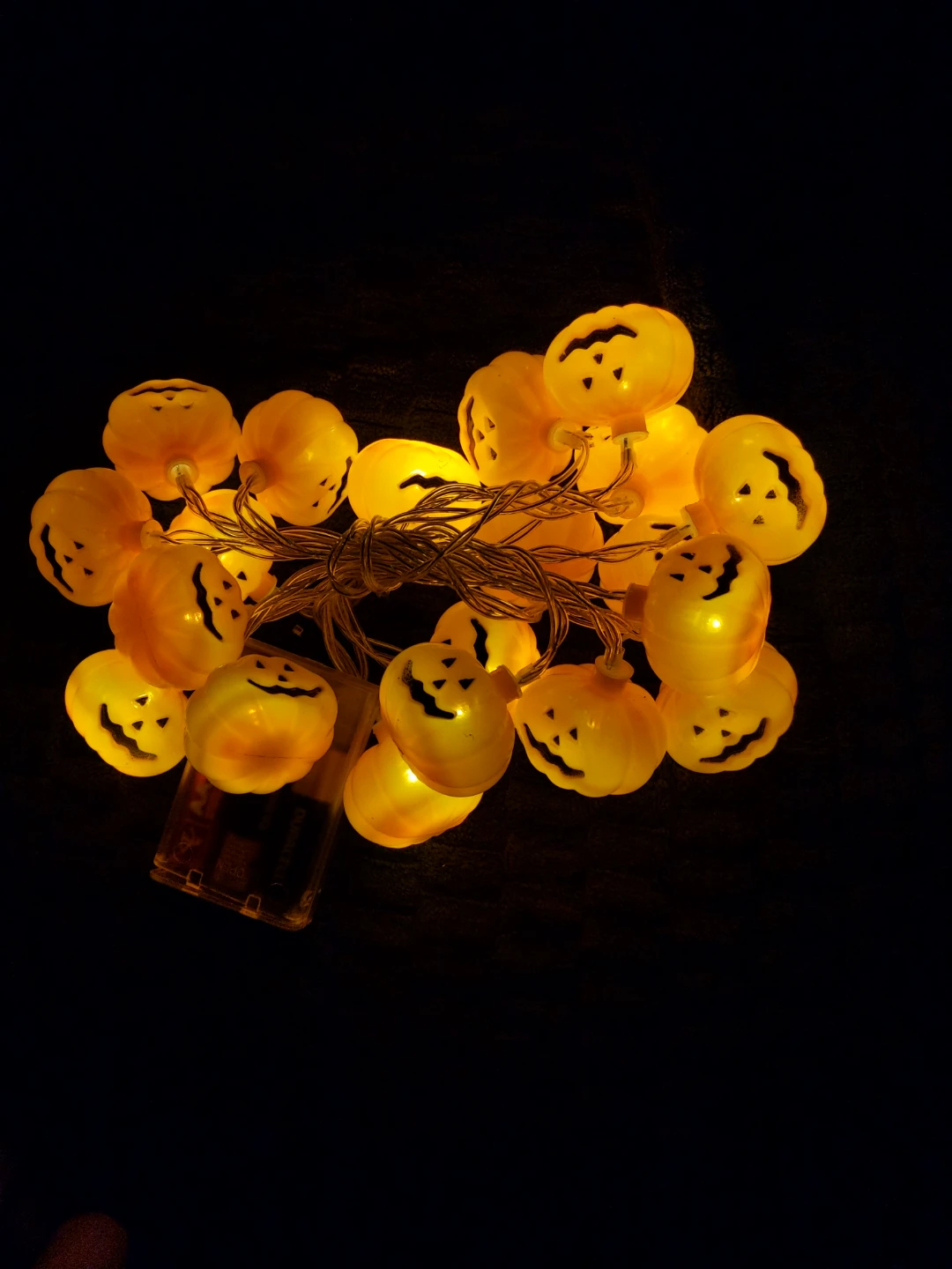 New Halloween Pumpkin String LED Lights - 9.8 Feet - photo 3