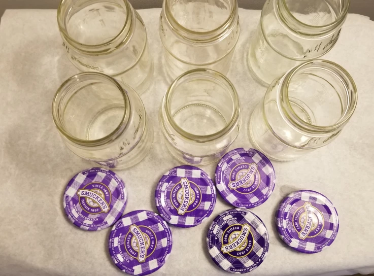 Total Six Glass Jars/Jam Jars. - photo 3