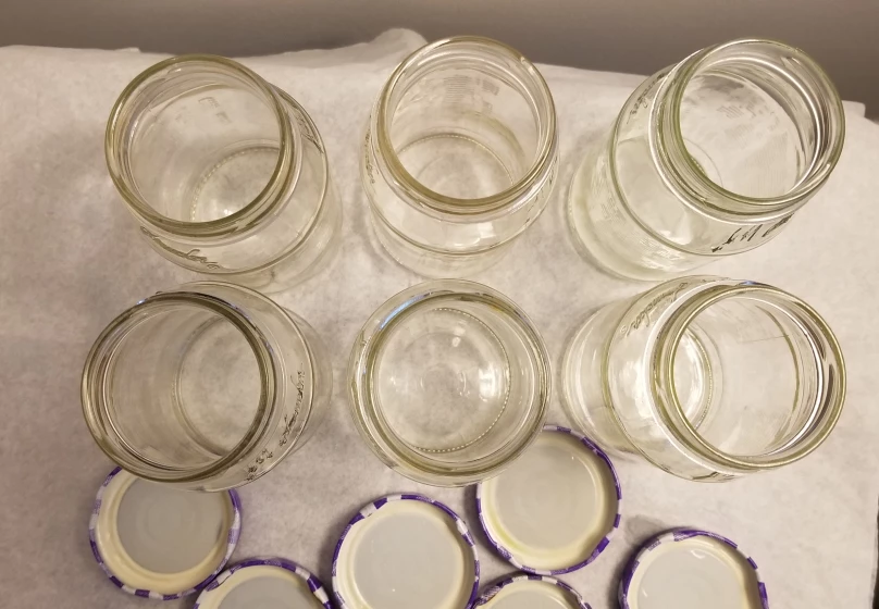 Total Six Glass Jars/Jam Jars. - photo 4