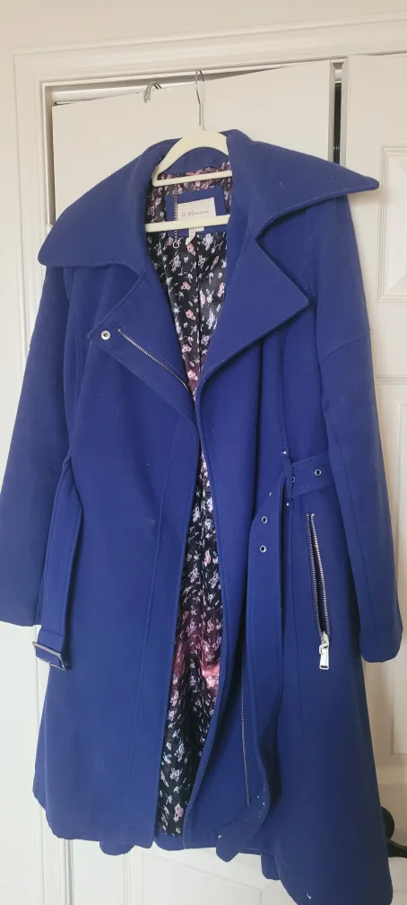 royal blue BCBG Coat