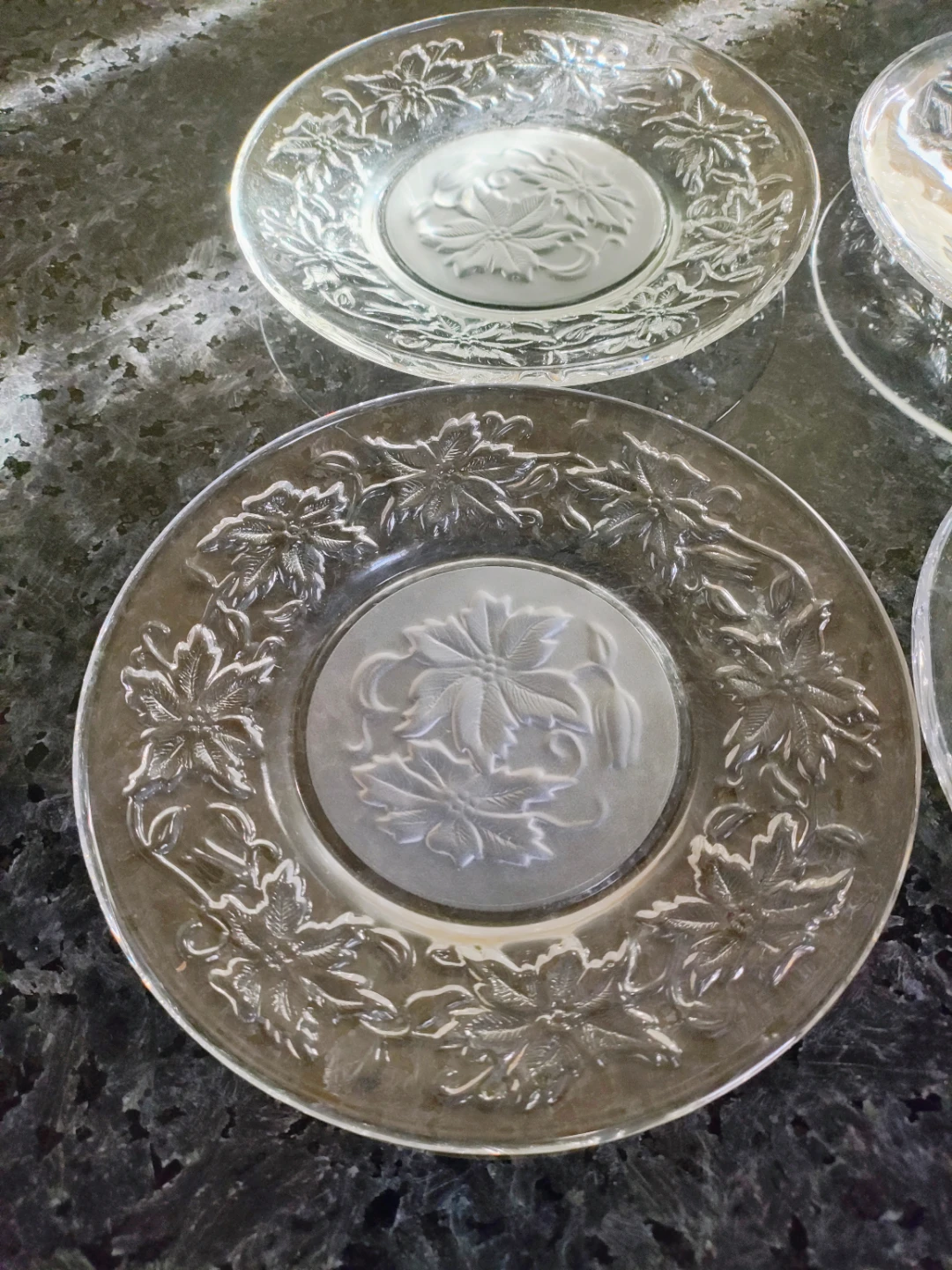 Princess House Fantasia Crystal dessert plates set of 4 - photo 2