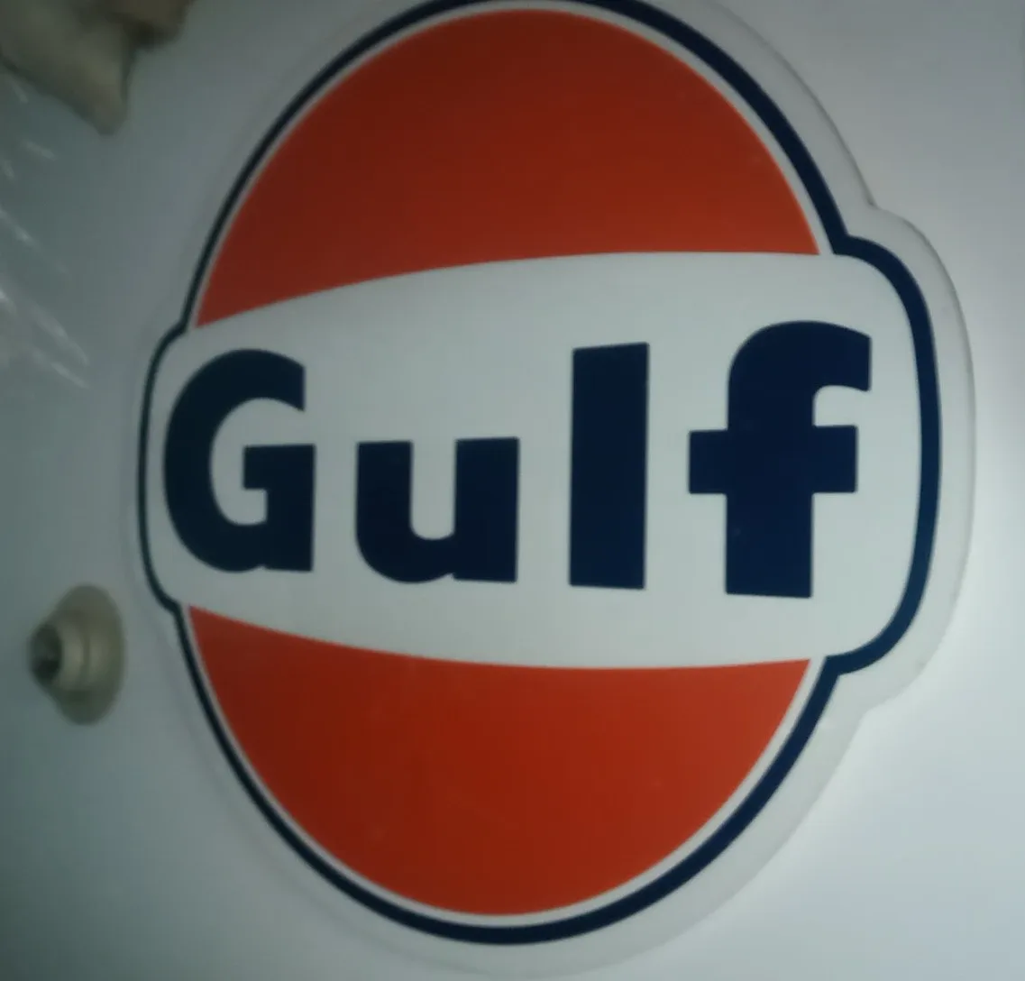 60s era Gulf Oil Sign