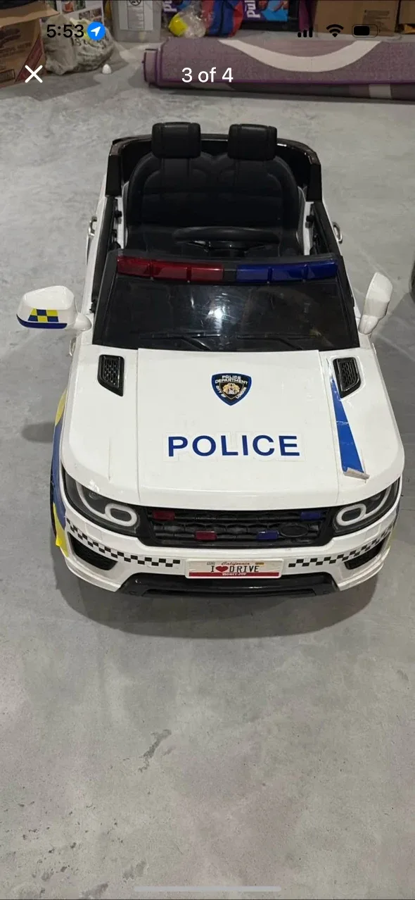 I DRIVE JUNIOR Police Ride-On Car