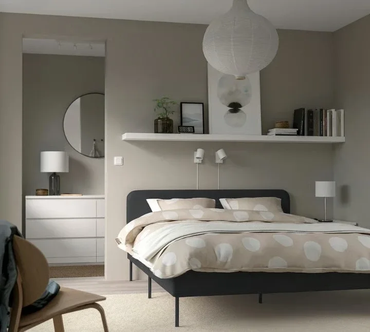 IKEA Slattum Queen Bed Frame - Black image indicator(3)