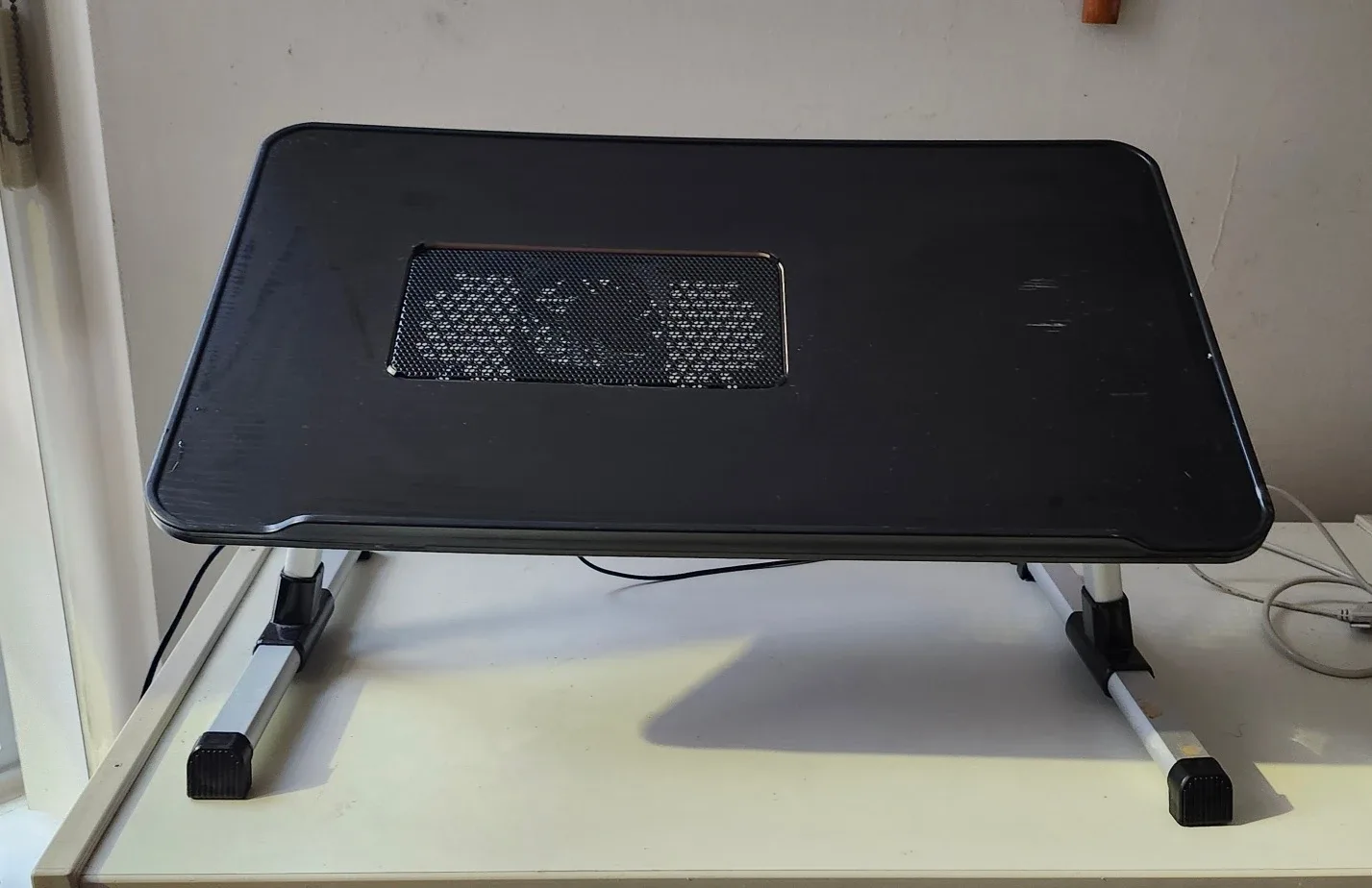 Black Laptop Bed Desk Table