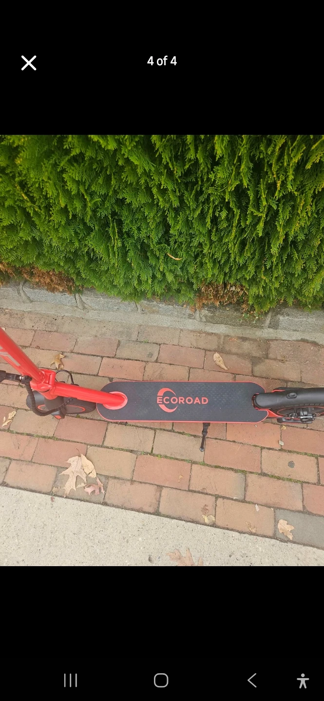Ecoroad Electric Scooter - Red
