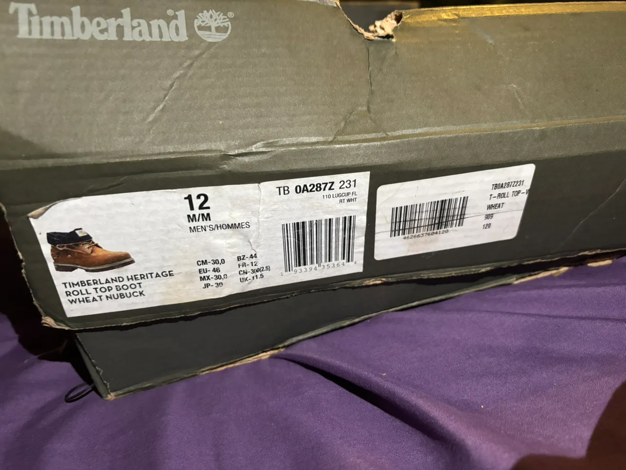 TIMBERLAND HERITAGE ROLL TOP BOOT WHEAT image indicator(6)