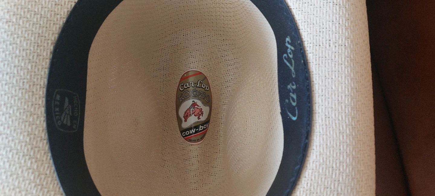 Mexican Cowboy Hat, Car Lop Rodeo, size 59 - photo 3