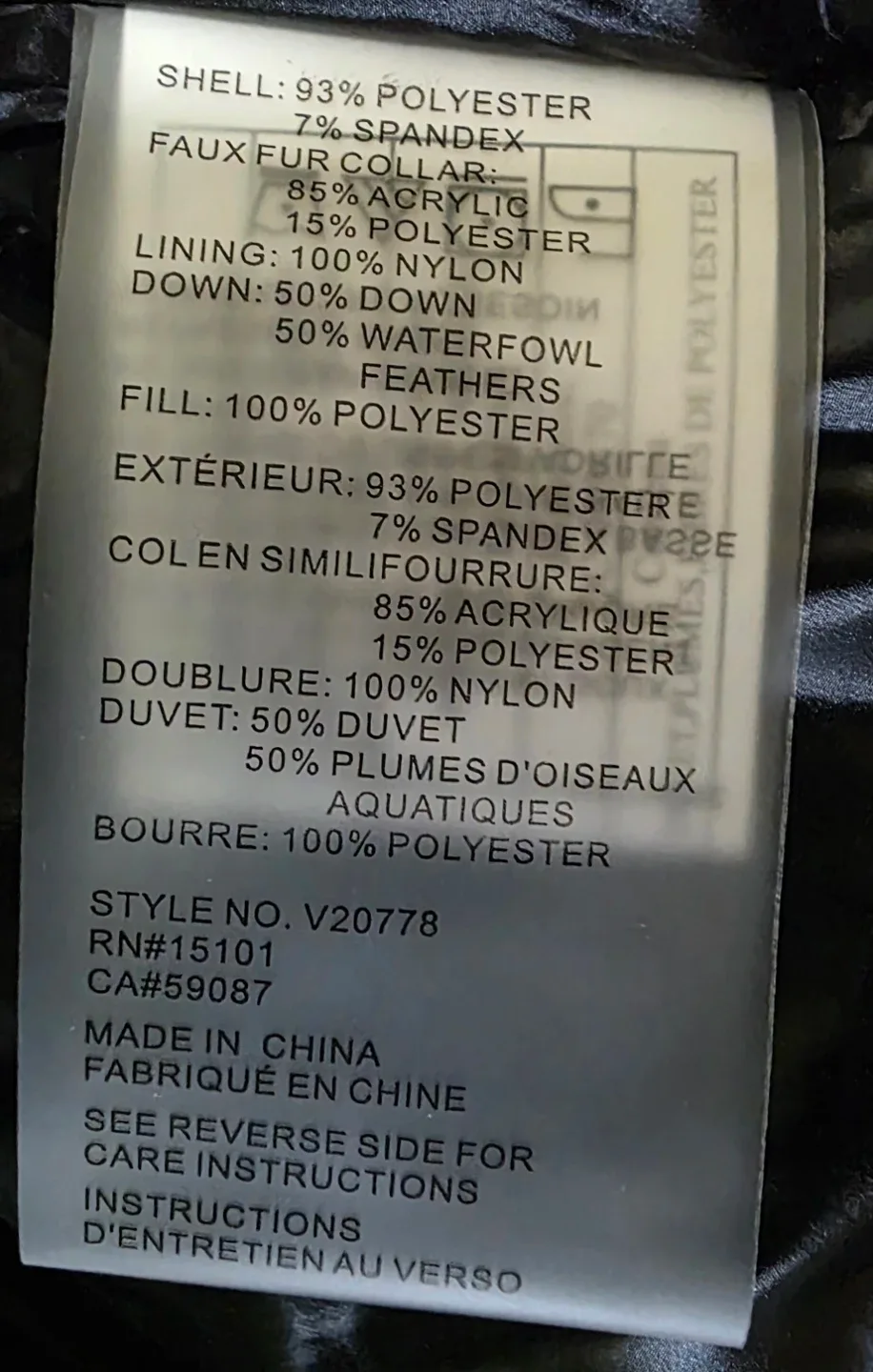 BNWT Vince Camuto Womans XL Down Blend Jacket With Fir Trim image indicator(8)