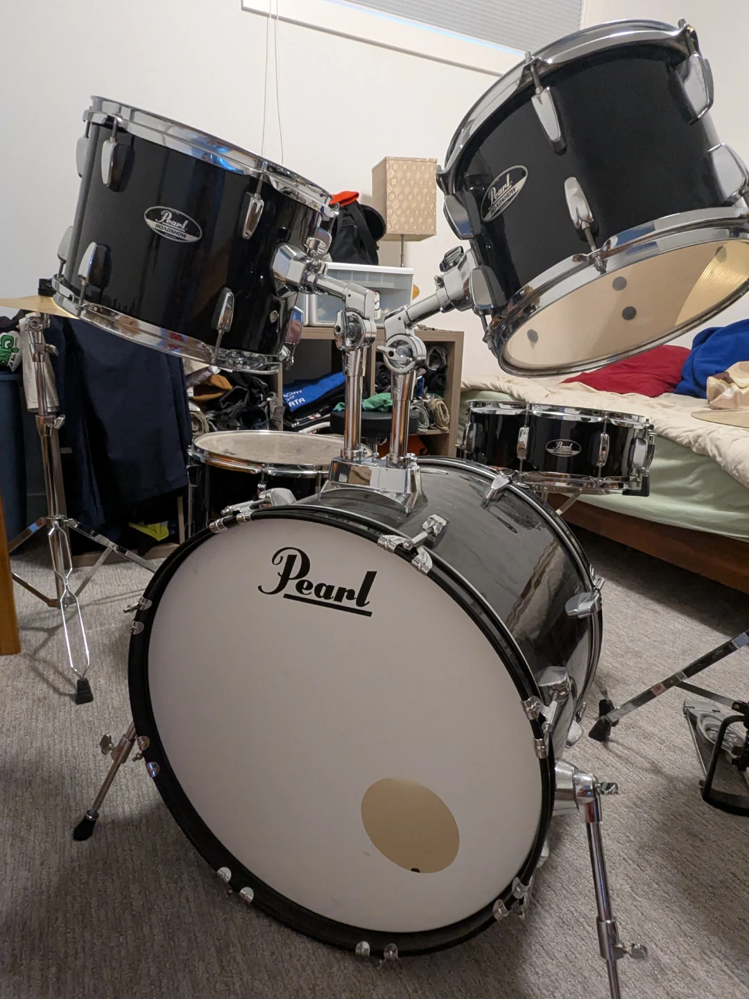 Pearl Roadshow Drum Set - Black - photo 5