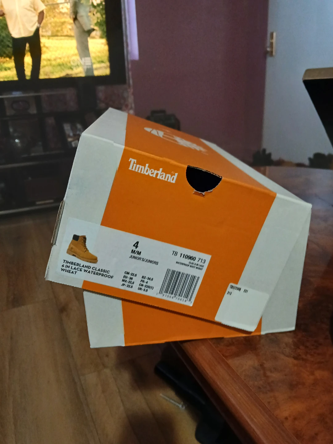 Timberland Classic Wheat Waterproof Boots - Size 4 - photo 2
