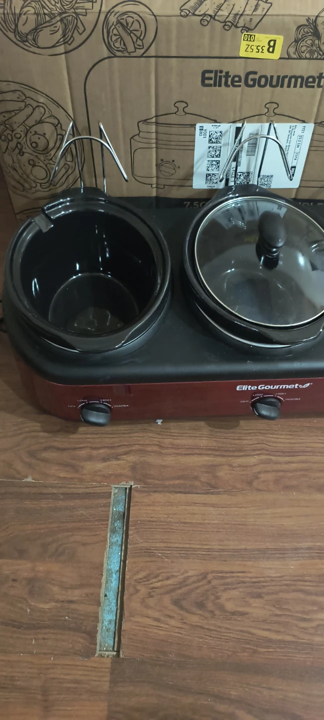 Elite Gourmet Triple Slow Cooker - photo 3