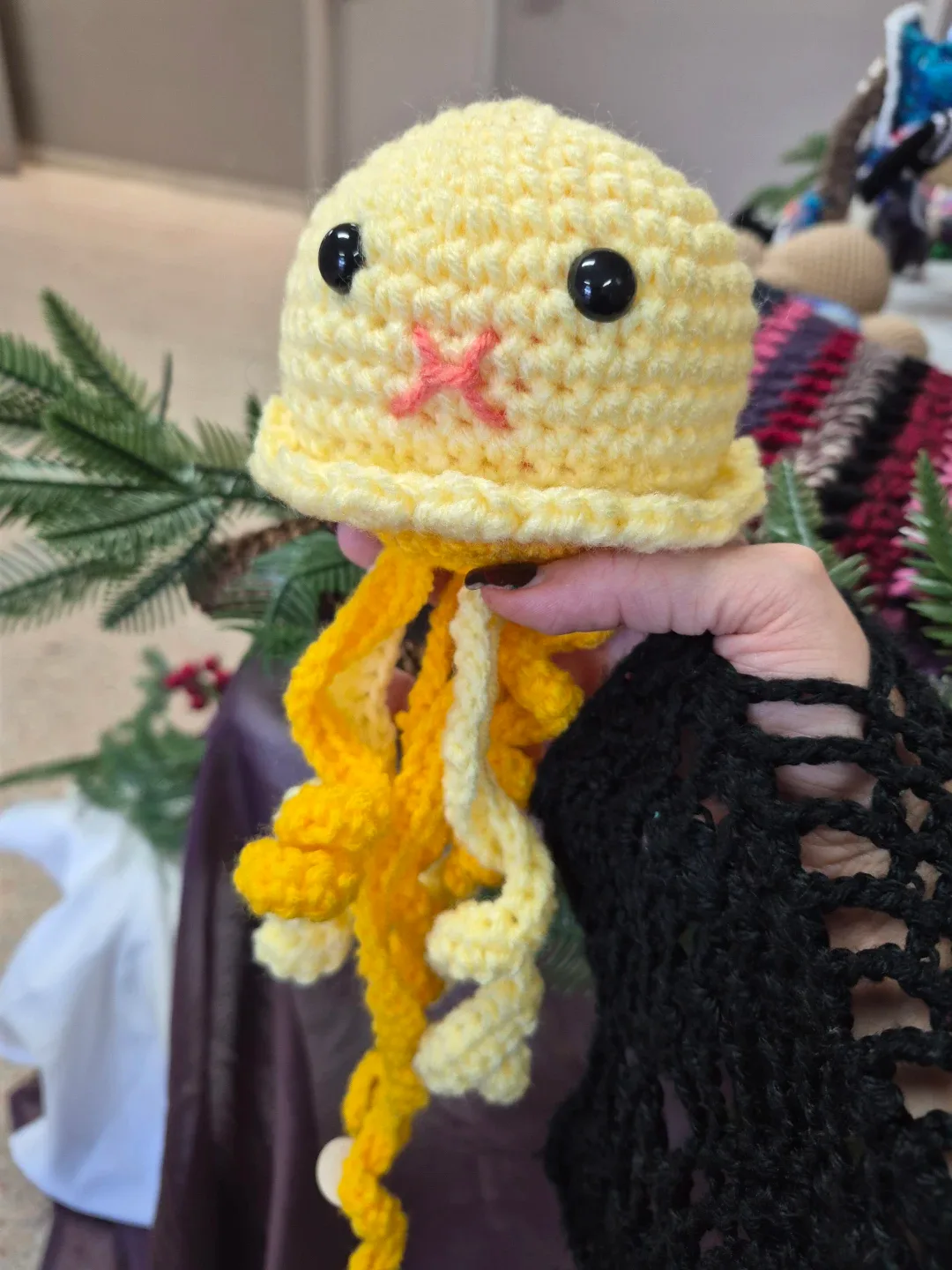 Crocheted Jellyfish Plushies - Assorted Colours